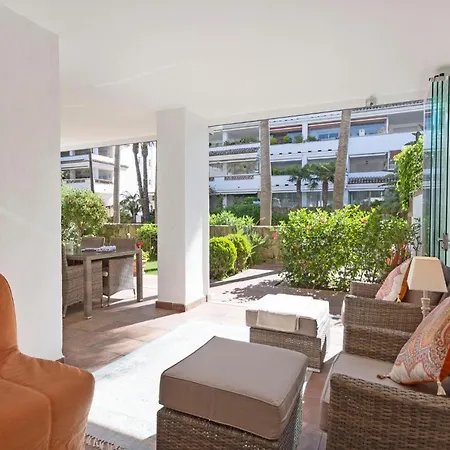 Canas Beach, Ground Floor First Line Beach, Golden Mile 公寓 马尔韦利亚