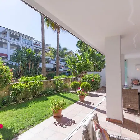 Canas Beach, Ground Floor First Line Beach, Golden Mile Apartmán